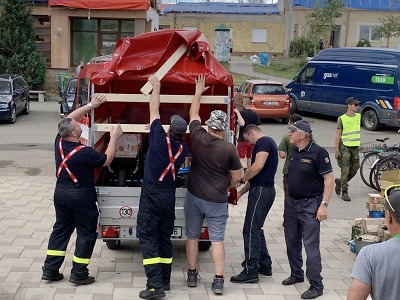 Hasiči z Libereckého kraje pomáhali šestý den na jižní Moravě