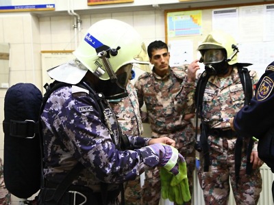 Jordánská delegace zavítala i na stanici jabloneckých hasičů