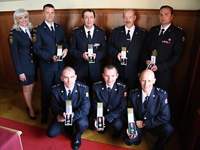 Hasičům z Libereckého kraje předávali medaile Za věrnost