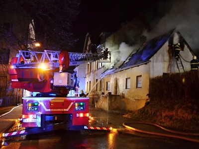 V Hodkovicích hořel rodinný dům