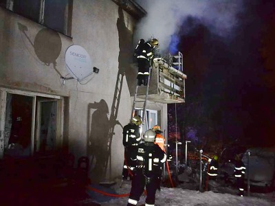 Liberečtí hasiči vyjížděli k požáru rodinného domu