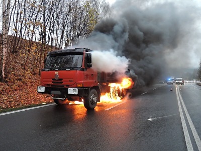 Jablonečtí hasiči likvidovali požár Tatry 815