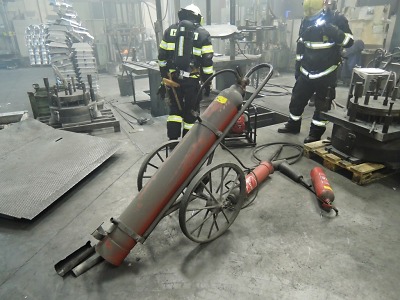 Díky včasné reakci zaměstnanců se požár v jablonecké firmě nerozšířil