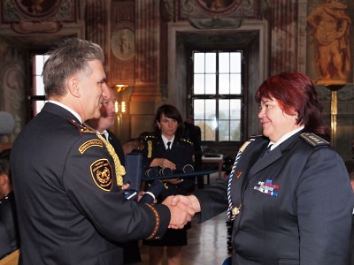 V Trojském zámku v Praze hasiči udělili významná ocenění