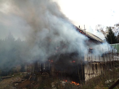 Na Liberecku hořel rodinný dům, chyba při sváření přijde na 4 miliony