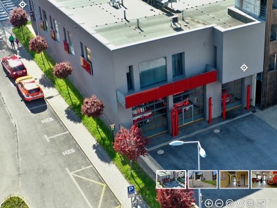 Virtuálně si můžete prohlédnout stanici hasičů v Tanvaldě