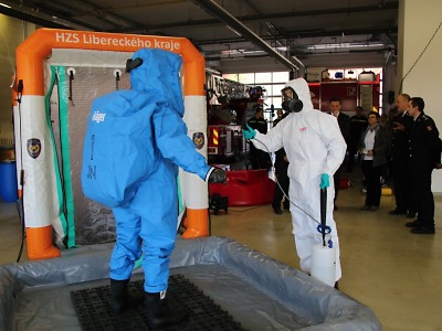 Jablonečtí hasiči mají nové dekontaminační stanoviště