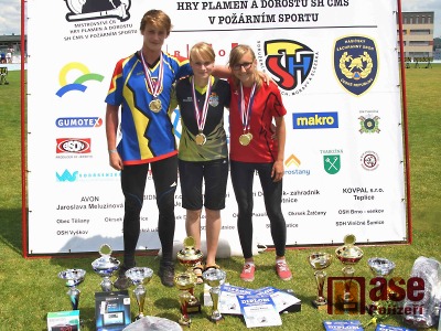 Hasiči Bozkova i Těpeř zářili na šampionátu dorostu v požárním sportu