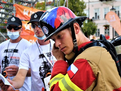 Liberecký hasič Jan Pipiš přivezl z polského Plocku stříbrnou medaili