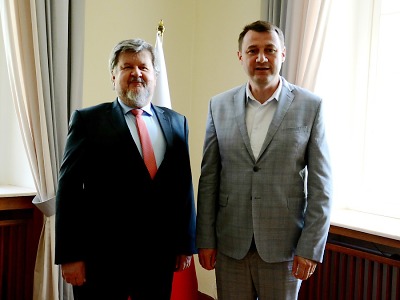Hejtman Martin Půta navštívil polské velvyslanectví v Praze