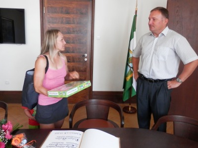 Primátor Jablonce poděkoval za reprezentaci města Heleně Erbenové
