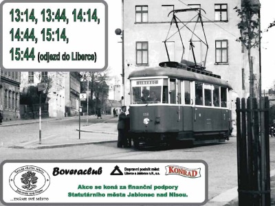 Ve svátek bude jezdit po Jablonci historická tramvaj