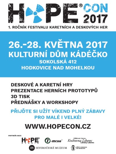 Velký festival her Hopecon chystají v Hodkovicích