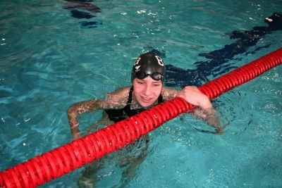 Tereza Grusová plavala finále Českého poháru