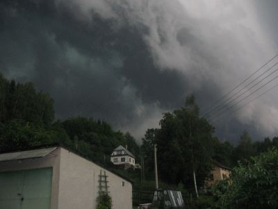 Bouřka ve Velkých Hamrech - fotky od čtenářů
