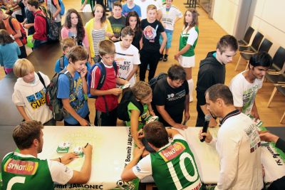 Ligový klub otevřel brány dětem 