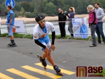 Jablonecký inlinový půlmaraton vyhrál Pražma