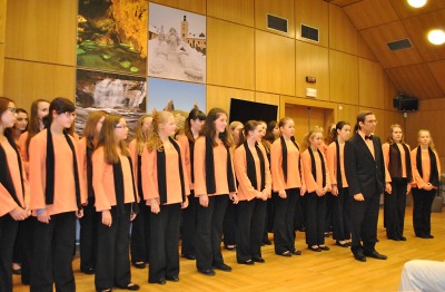 Krajští radní poděkovali sboru Iuventus, Gaude! za světové zlato