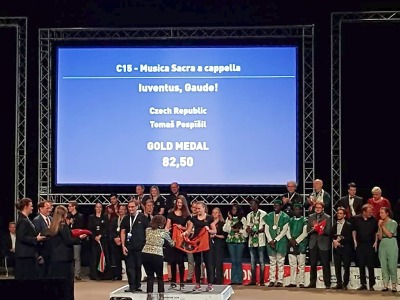 Iuventus, Gaude! získal na olympiádě sborového zpěvu zlatou medaili