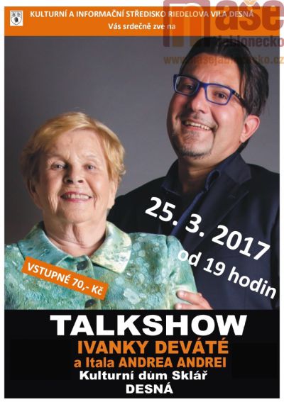 Talkshow herečky Ivanky Deváté v Desné