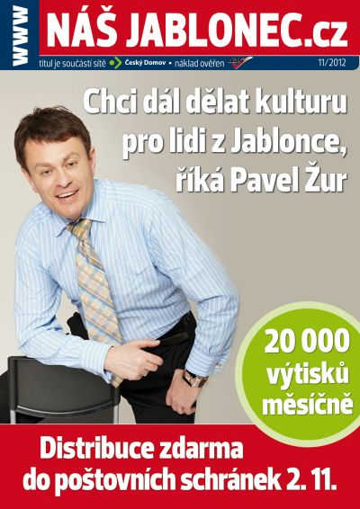 Listopadové vydání časopisu NÁŠ JABLONEC míří do poštovních schránek