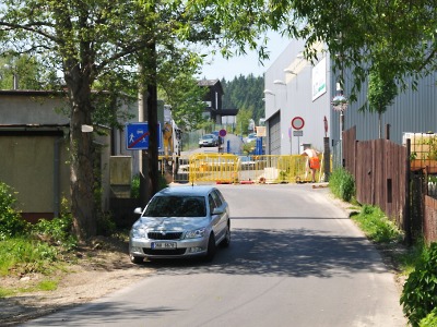 Jablonecká ulice U Hřiště je do konce května uzavřená