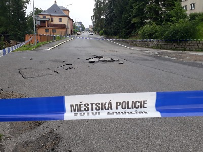 Autor foto:Archiv magistrátu města Jablonec nad Nisou Průtrž mračen zkomplikovala život v Jablonci nad Nisou