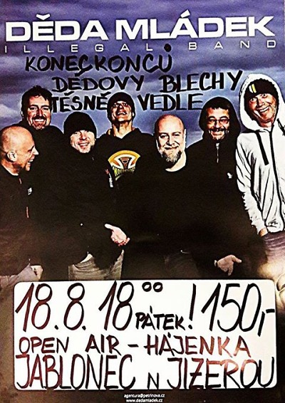 Na Jablonecké hudební noci zahraje i Děda Mládek Illegal Band