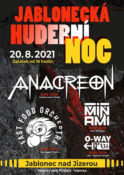 Jablonecká hudební noc zve poosmé hlavně rockové fandy