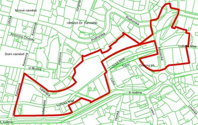 Rozhodování o změnách v centru Jablonce podmiňuje územní studie
