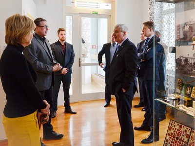 Guvernér ČNB Jiří Rusnok navštívil Jablonec