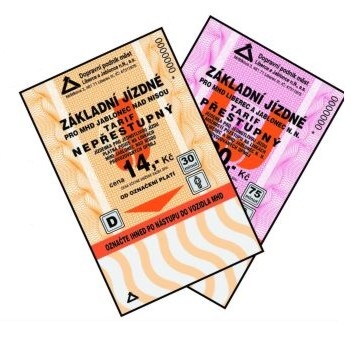 V jabloneckých autobusech od ledna zavádí nové papírové jízdenky