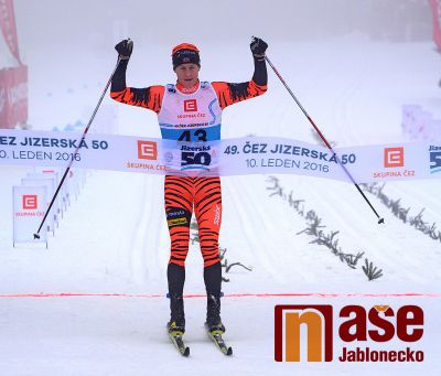 Letošní Jizerskou padesátku ovládl Nor Eliassen