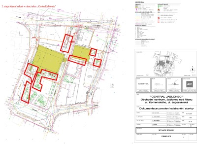 Práce na demolici u Jabloně pokračují