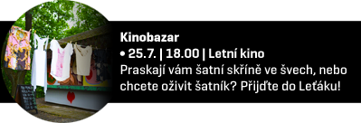Oživit svůj šatník můžete i díky akci v jabloneckém letním kině