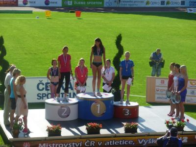 Juniorka Michalská bronzová mezi ženami na MČR