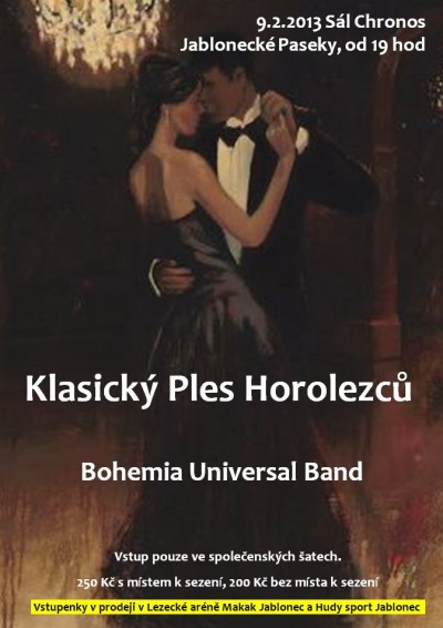 Klasický ples horolezců proběhne v Jabloneckých Pasekách