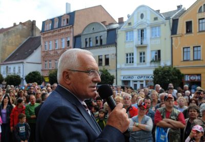Prezident republiky Václav Klaus s chotí navštíví Jablonecko 