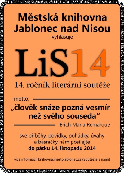 14. ročník literární soutěže je na téma Remarqueova výroku