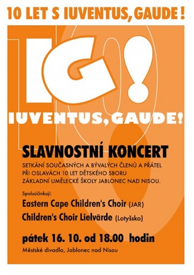 Koncertem v divadle pokračují oslavy 10 let Iuventus, gaude!