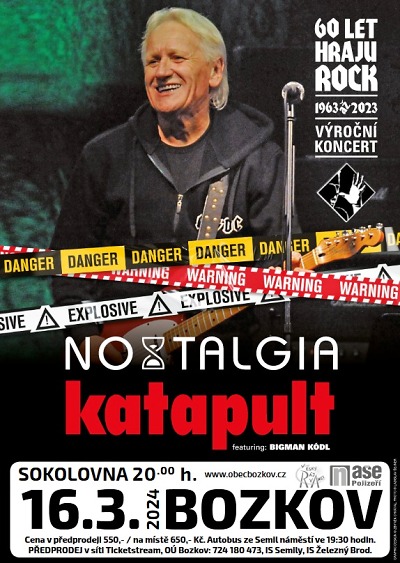 Katapult s turné Nostalgia zavítá do Bozkova