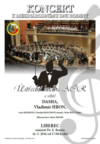 Mezinárodní den rodiny oslaví v Liberci i promenádním koncertem