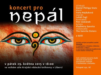 Koncert pro Nepál se koná v Krajské vědecké knihovně v Liberci