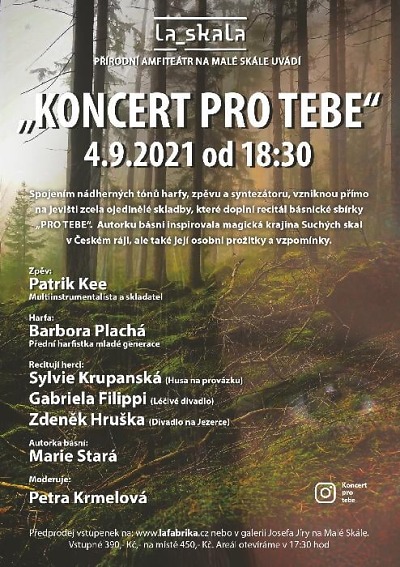 Ojedinělý koncert chystají v přírodním amfiteátru La Skala