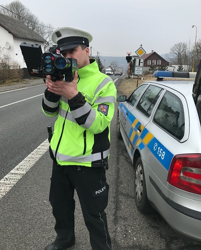 Autor foto:Archiv Policie ČR Krajská kontrola dodržování rychlostních limitů prověřila 169 řidičů