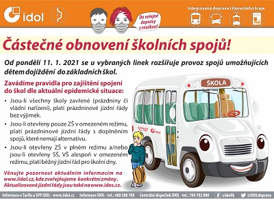 Autor foto:Archiv IDOL Od 11. ledna upravují jízdní řád, pokračuje prázdninový provoz