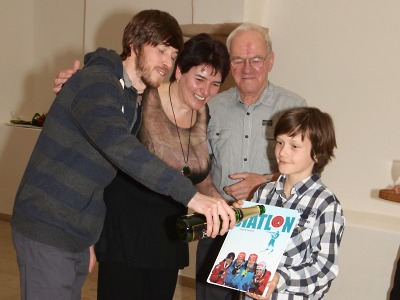 Jaroslav Soukup a spol. pokřtili v Jilemnici knihu Biatlon