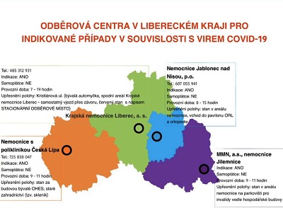 Poprvé je v Libereckém kraji více uzdravených z covidu než nemocných