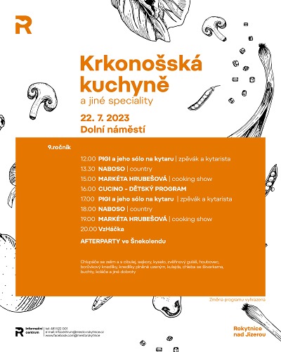 Akce Krkonošská kuchyně obsadí rokytnické náměstí