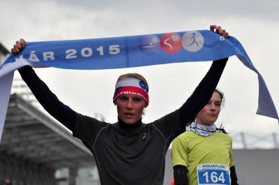 Mistry ČR v aquatlonu ostravský Powada a jablonecká Kuříková